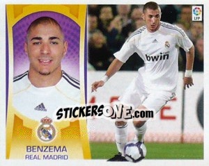 Figurina Benzema (#16) - Liga Spagnola  2009-2010 - Colecciones ESTE