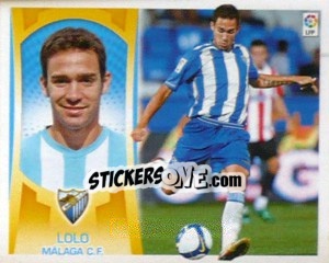 Sticker Lolo (#8) - Liga Spagnola  2009-2010 - Colecciones ESTE