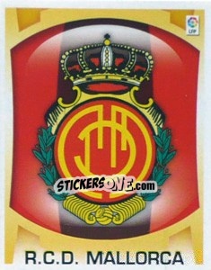 Cromo Escudo - R.C.D. Mallorca - Liga Spagnola  2009-2010 - Colecciones ESTE