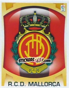 Sticker Escudo - R.C.D. Mallorca - Liga Spagnola  2009-2010 n. 271 - Colecciones ESTE