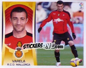 Sticker Varela  (#8) - Liga Spagnola  2009-2010 - Colecciones ESTE
