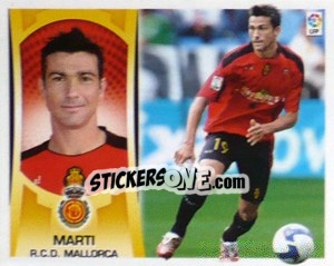 Sticker Marti (#9) - Liga Spagnola  2009-2010 - Colecciones ESTE