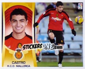 Sticker Castro (#12) - Liga Spagnola  2009-2010 n. 284 - Colecciones ESTE