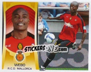 Sticker Webo (#14) - Liga Spagnola  2009-2010 - Colecciones ESTE