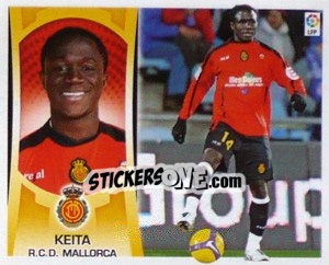 Sticker Keita (#15) - Liga Spagnola  2009-2010 - Colecciones ESTE