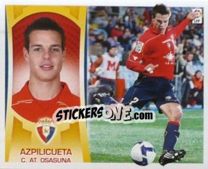 Sticker Azpilicueta  (#3) - Liga Spagnola  2009-2010 n. 305 - Colecciones ESTE