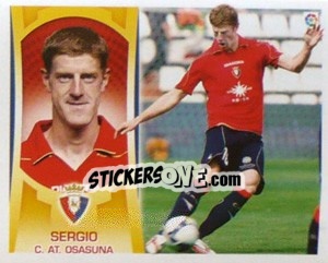 Figurina Sergio (#4) - Liga Spagnola  2009-2010 - Colecciones ESTE