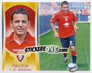 Sticker Calleja (#8) - Liga Spagnola  2009-2010 n. 312 - Colecciones ESTE