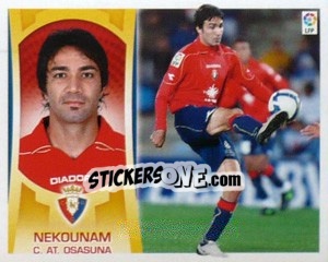 Cromo Nekounam (#9) - Liga Spagnola  2009-2010 - Colecciones ESTE