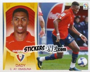 Sticker Dady  (#15A) - Liga Spagnola  2009-2010 n. 319 - Colecciones ESTE