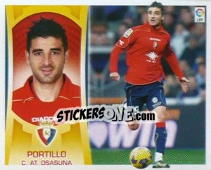 Figurina Portillo (#15B) - Liga Spagnola  2009-2010 - Colecciones ESTE