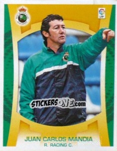 Sticker Entrenador - Juan Carlos Mandiá - Liga Spagnola  2009-2010 n. 332 - Colecciones ESTE