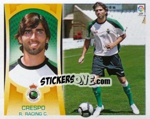 Sticker Crespo  (#8A) - Liga Spagnola  2009-2010 n. 340 - Colecciones ESTE