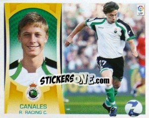 Sticker Canales (#8B) - Liga Spagnola  2009-2010 n. 341 - Colecciones ESTE