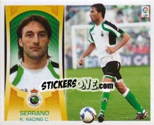 Sticker Serrano (#12) - Liga Spagnola  2009-2010 - Colecciones ESTE