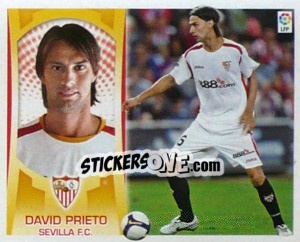 Sticker David Prieto (#7A) - Liga Spagnola  2009-2010 - Colecciones ESTE