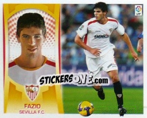 Sticker Fazio (#7B) - Liga Spagnola  2009-2010 - Colecciones ESTE