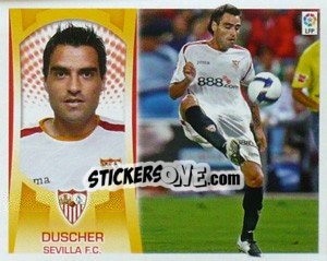 Figurina Duscher (#9) - Liga Spagnola  2009-2010 - Colecciones ESTE