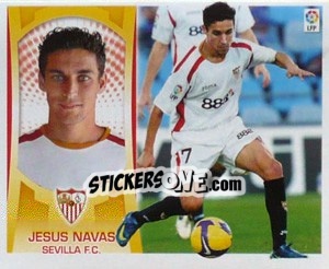 Sticker Jesus Navas (#12) - Liga Spagnola  2009-2010 - Colecciones ESTE