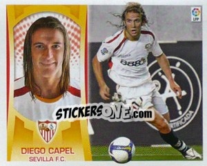 Sticker Diego Capel (#13) - Liga Spagnola  2009-2010 n. 377 - Colecciones ESTE