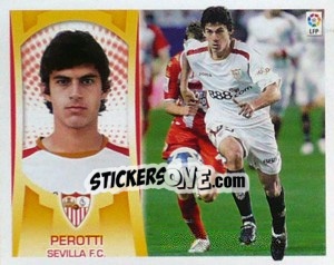 Sticker Perotti (#14A) - Liga Spagnola  2009-2010 - Colecciones ESTE