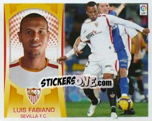 Figurina Luis Fabiano (#15A) - Liga Spagnola  2009-2010 - Colecciones ESTE