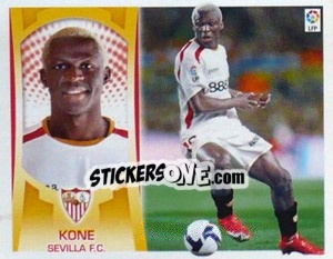 Sticker Arouna Kone (#15B) - Liga Spagnola  2009-2010 n. 381 - Colecciones ESTE