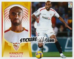Cromo Kanoute  (#16) - Liga Spagnola  2009-2010 - Colecciones ESTE