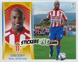 Sticker Gregory (#6A) - Liga Spagnola  2009-2010 n. 398 - Colecciones ESTE