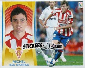 Sticker Michel (#9) - Liga Spagnola  2009-2010 - Colecciones ESTE