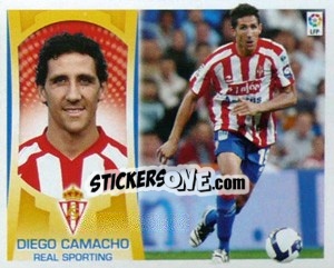 Sticker Diego Camacho (#10) - Liga Spagnola  2009-2010 n. 404 - Colecciones ESTE