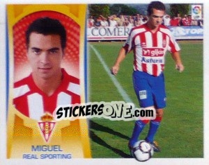Sticker Miguel (#11A) - Liga Spagnola  2009-2010 - Colecciones ESTE