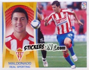 Sticker Maldonado (#11B) - Liga Spagnola  2009-2010 n. 406 - Colecciones ESTE