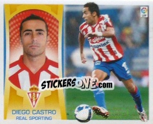 Sticker Diego Castro (#12) - Liga Spagnola  2009-2010 - Colecciones ESTE