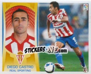 Sticker Diego Castro (#12) - Liga Spagnola  2009-2010 n. 407 - Colecciones ESTE