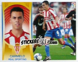 Cromo Carmelo (#13B) - Liga Spagnola  2009-2010 - Colecciones ESTE