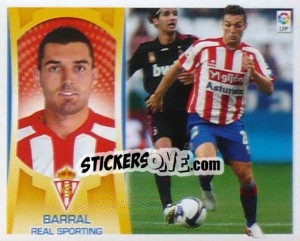 Figurina Barral  (#15) - Liga Spagnola  2009-2010 - Colecciones ESTE