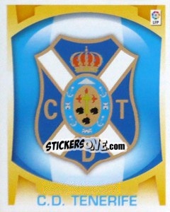 Sticker Escudo - C.D. Tenerife - Liga Spagnola  2009-2010 - Colecciones ESTE