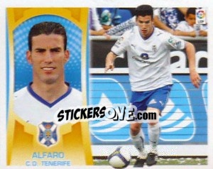 Sticker Alfaro (#14B) COLOCA - Liga Spagnola  2009-2010 n. 443 - Colecciones ESTE
