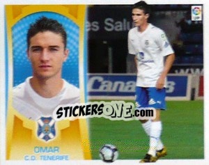 Sticker Omar (#11B) COLOCA - Liga Spagnola  2009-2010 n. 444 - Colecciones ESTE