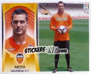 Sticker Moya (#1) - Liga Spagnola  2009-2010 n. 453 - Colecciones ESTE