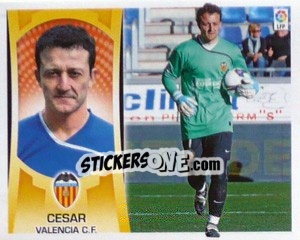 Cromo Cesar Sanchez (#2) - Liga Spagnola  2009-2010 n. 454 - Colecciones ESTE