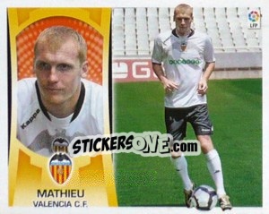 Sticker Jérémy Mathieu (#8) - Liga Spagnola  2009-2010 n. 462 - Colecciones ESTE