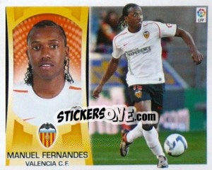 Sticker Manuel Fernandes (#10A) - Liga Spagnola  2009-2010 - Colecciones ESTE