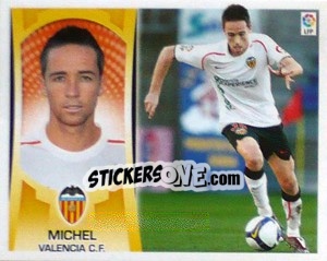 Sticker Michel (#10B) - Liga Spagnola  2009-2010 n. 465 - Colecciones ESTE