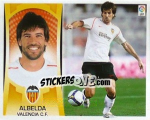 Sticker Albelda (#11) - Liga Spagnola  2009-2010 - Colecciones ESTE