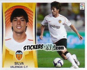 Sticker David Silva (#14A) - Liga Spagnola  2009-2010 - Colecciones ESTE