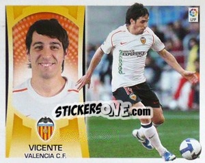 Sticker Vicente (#14B) - Liga Spagnola  2009-2010 - Colecciones ESTE