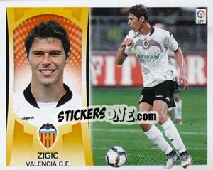 Sticker Zigic (#15B) COLOCA - Liga Spagnola  2009-2010 n. 474 - Colecciones ESTE