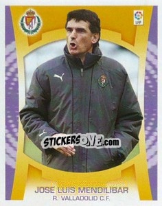 Sticker Entrenador - José Luis Mendilíbar - Liga Spagnola  2009-2010 n. 482 - Colecciones ESTE